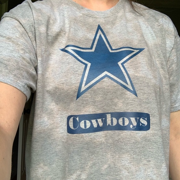 Fruit of the Loom Tops - CUSTOM MADE Acid Wash Dallas Cowboys T-Shirt